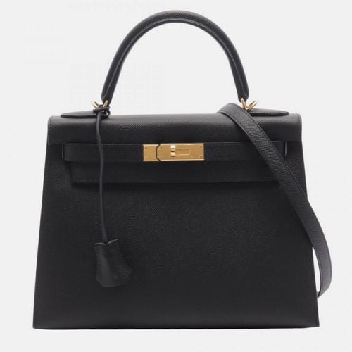 Leather Kelly 28 Handbag - Hermes - Modalova