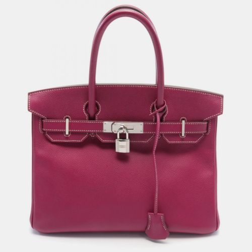 Pink Verso Tosca Leather Candy Birkin 30 Tote Bag - Hermes - Modalova