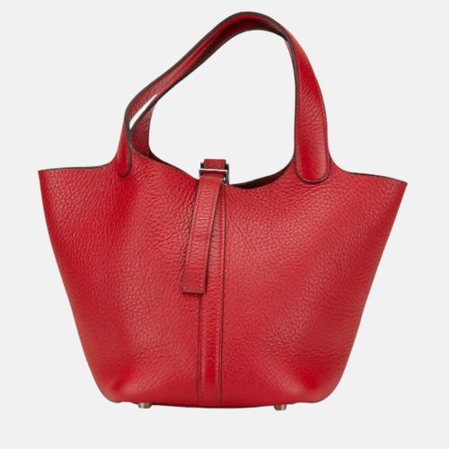 Leather Picotin Lock 18 PM Handbag - Hermes - Modalova