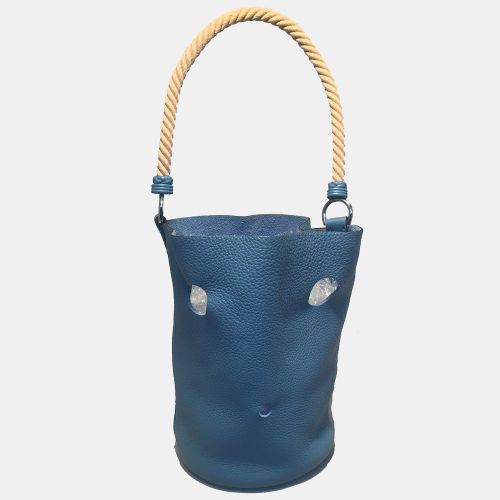 Mangeoire Jean Taurillon Clemence Leather Rope Handle Bucket Bag - Hermes - Modalova