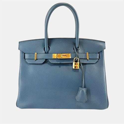 Leather Birkin Gold-plated Hardware 30 bag - Hermes - Modalova