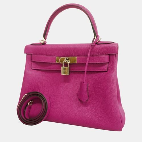 Rose Togo Leather Kelly 28 Tote Bag - Hermes - Modalova