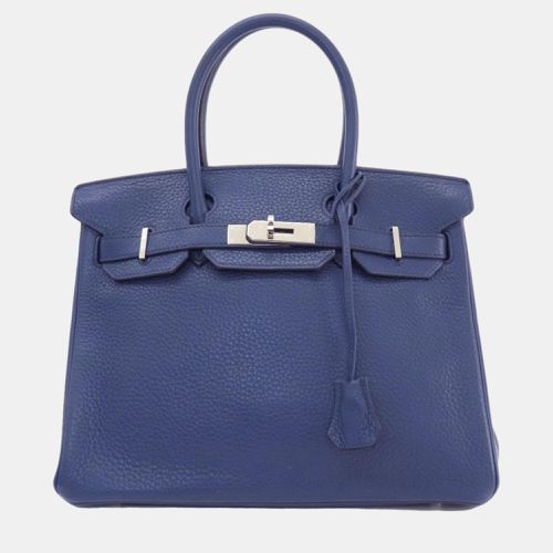 Taurillon Clemence Leather Birkin 30 Tote Bag - Hermes - Modalova