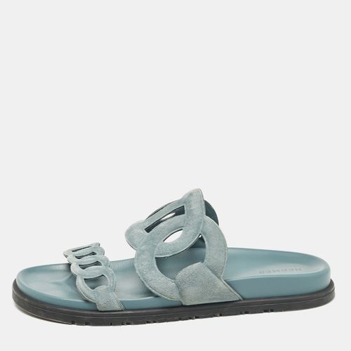 Suede Extra Slides Size 39.5 - Hermes - Modalova