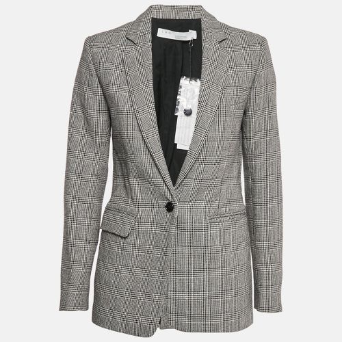 White Glen Checks Cotton Blend Single Breasted Blazer S - IRO - Modalova