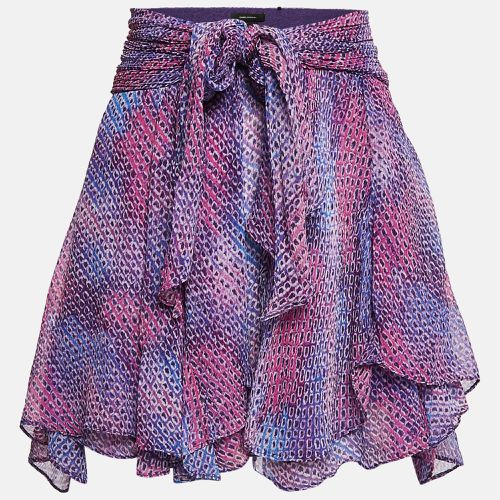 Print Silk Mini Wrap Skirt M - Isabel Marant - Modalova