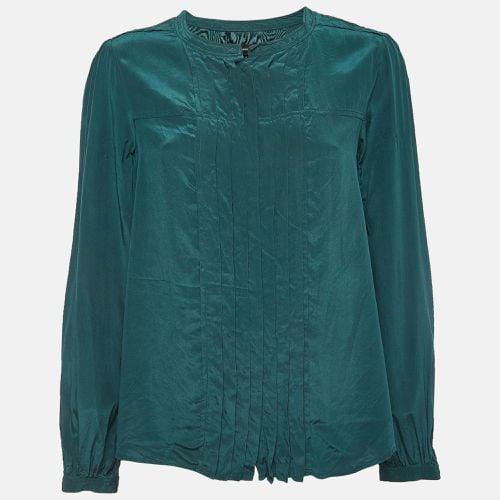 Dark Silk Button Front Blouse L - Isabel Marant - Modalova