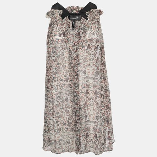 Printed Chiffon Silk Sleeveless Top S - Isabel Marant - Modalova