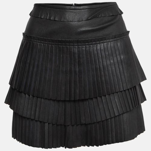 Lambskin Leather Pleated Mini Skirt S - Isabel Marant - Modalova