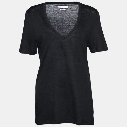 Linen Knit V-Neck T-Shirt L - Isabel Marant Etoile - Modalova