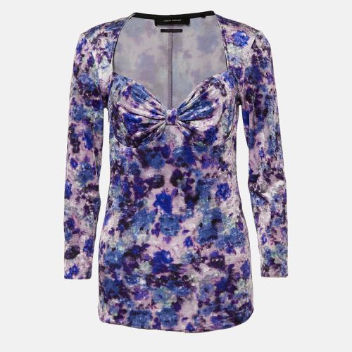 Printed Velvet Gubaia Top L - Isabel Marant - Modalova