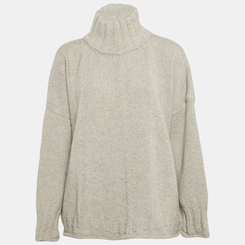 Melange Wool Knit Turtle Neck Jumper M - Joseph - Modalova