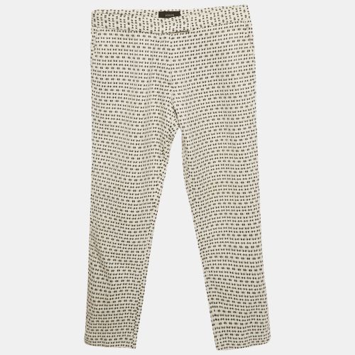 Black/ Patterned Cotton Pants S - Joseph - Modalova