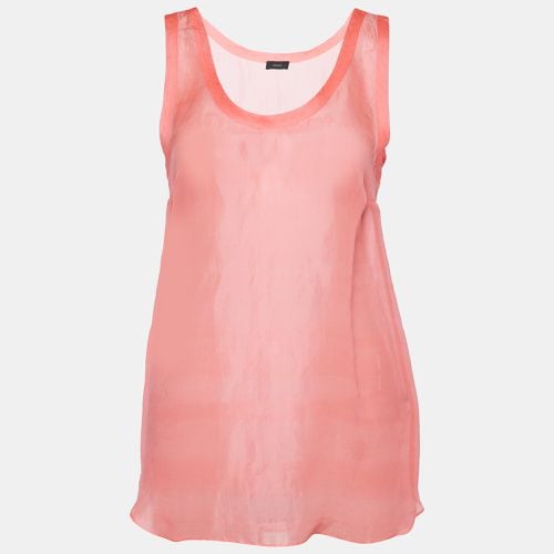 Neon Silk Voile Sheer Tank Top M - Joseph - Modalova