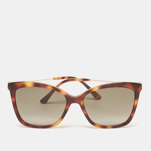 Tortoise Gradient MACI/S Crystal Cat Eye Sunglasses - Jimmy Choo - Modalova