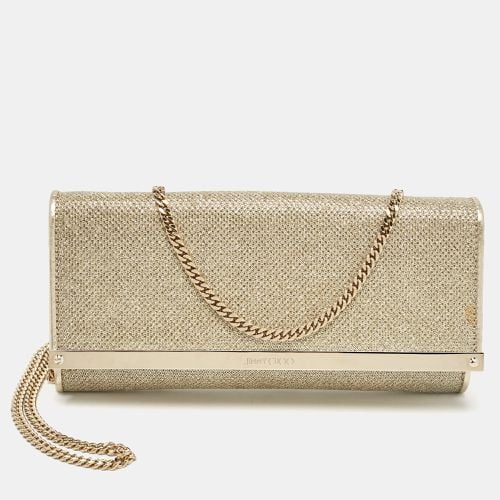 Lurex Fabric Milla Chain Clutch - Jimmy Choo - Modalova