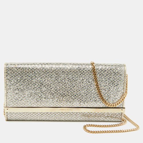 Lurex Fabric Milla Chain Clutch - Jimmy Choo - Modalova