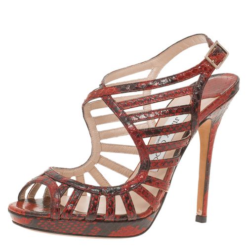 Python Keenan Python Platform Sandals Size 37.5 - Jimmy Choo - Modalova