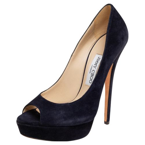 Suede Dahlia Platform Pumps Size 39 - Jimmy Choo - Modalova