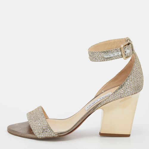 Metallic Glitter Ankle Strap Sandals Size 39.5 - Jimmy Choo - Modalova