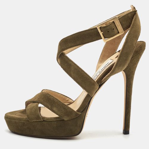 Suede Strappy Sandals Size 36 - Jimmy Choo - Modalova