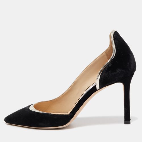 Leather and Velvet Dorsay Pumps Size 39 - Jimmy Choo - Modalova