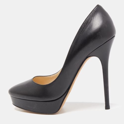 Leather Cosmic Platform Pumps Size 38 - Jimmy Choo - Modalova