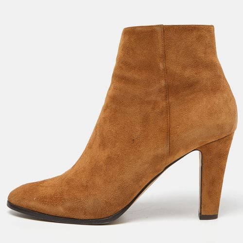 Tan Suede Ankle Length Booties Size 40.5 - Jimmy Choo - Modalova