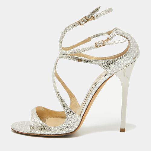 Textured Leather Lance Sandals Size 40 - Jimmy Choo - Modalova