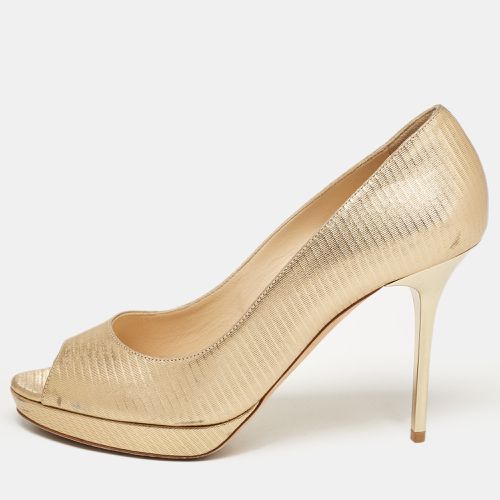 Textured Leather Luna Pumps Size 38.5 - Jimmy Choo - Modalova