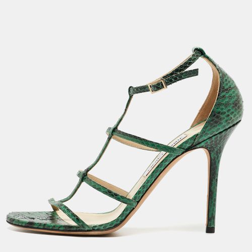 Embossed Snakeskin Dori Sandals Size 40 - Jimmy Choo - Modalova