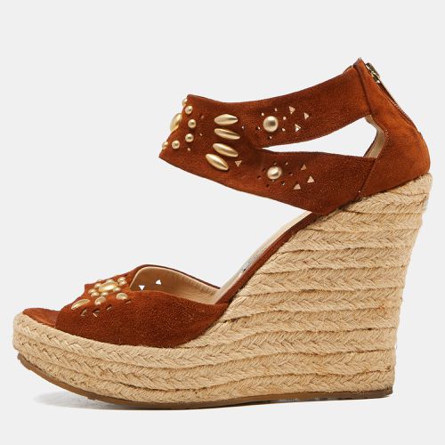 Suede Wedge Sandals Size 40.5 - Jimmy Choo - Modalova