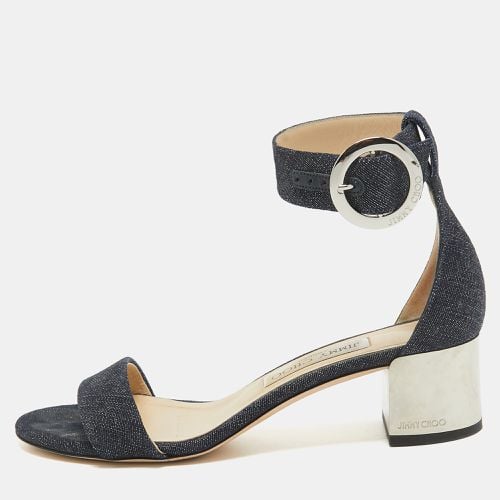 Denim Jamie Ankle Strap Sandals Size 37.5 - Jimmy Choo - Modalova