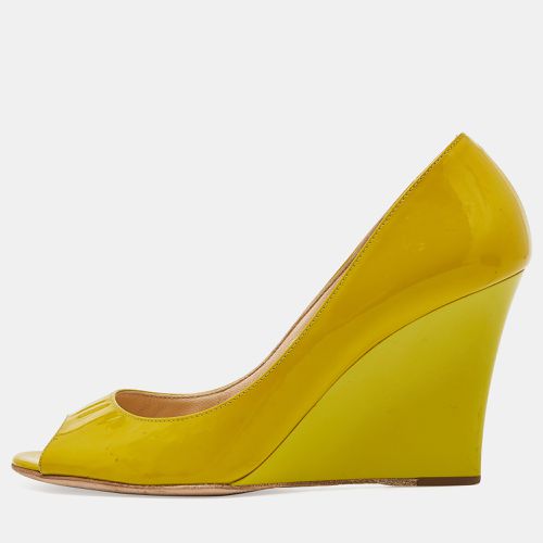 Patent Leather Baxen Peep Toe Wedge Pumps 36 - Jimmy Choo - Modalova