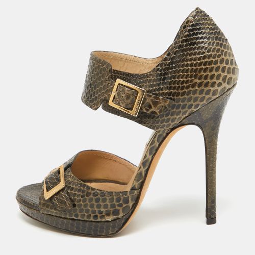 Brown Python Buckle Pumps Size 36.5 - Jimmy Choo - Modalova