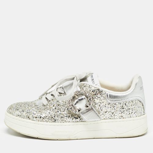 Glitter and Leather Osaka Sneakers Size 38.5 - Jimmy Choo - Modalova