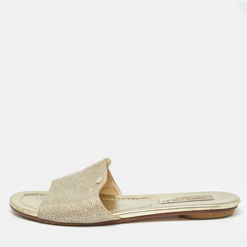 Glitter Nanda Flat Slides Size 38.5 - Jimmy Choo - Modalova