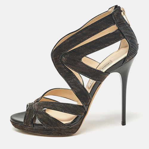 Lurex Fabric Ankle Strap Sandals Size 39 - Jimmy Choo - Modalova