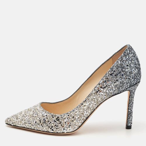 Grey Coarse Glitter Romy Pumps Size 35.5 - Jimmy Choo - Modalova