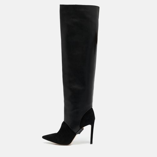 Leather and Suede Hurley Knee Length Boots Size 35.5 - Jimmy Choo - Modalova