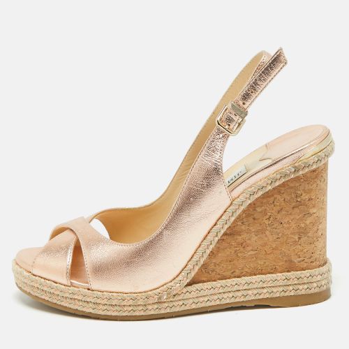 Leather Cork Wedge Sandals Size 35 - Jimmy Choo - Modalova