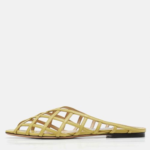 Leather Flat Sandals Size 39 - Jimmy Choo - Modalova