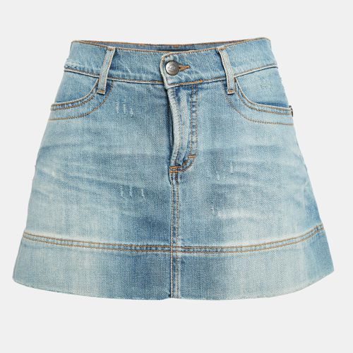 Embroidered Denim Mini Skirt M - Just Cavalli - Modalova