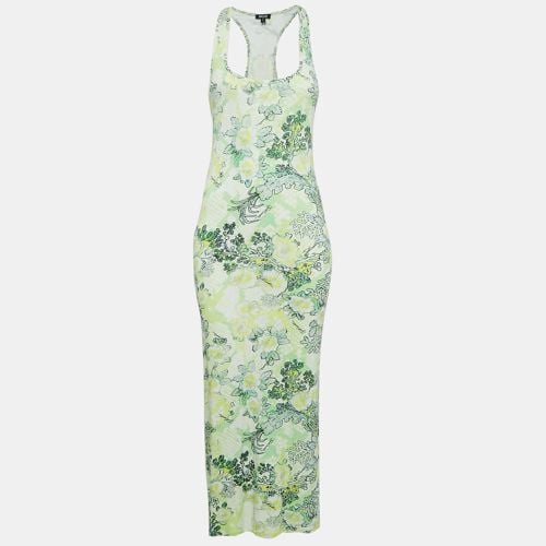 Beachwear Printed Jersey Sleeveless Midi Dress XS - Just Cavalli - Modalova