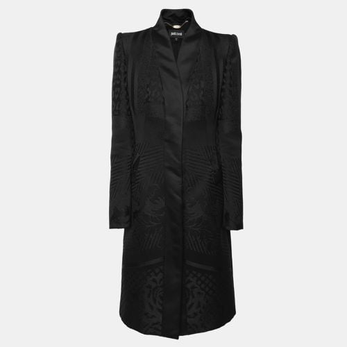 Jacquard Mid Length Coat M - Just Cavalli - Modalova