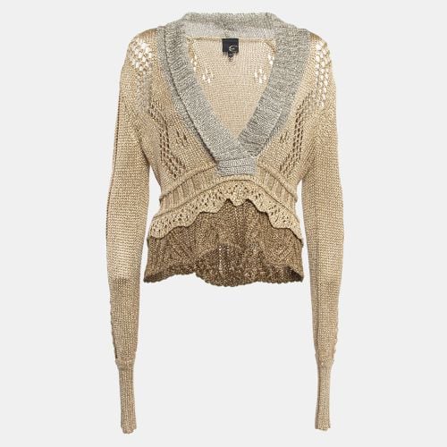 Lurex Knit Crop Sweater M - Just Cavalli - Modalova