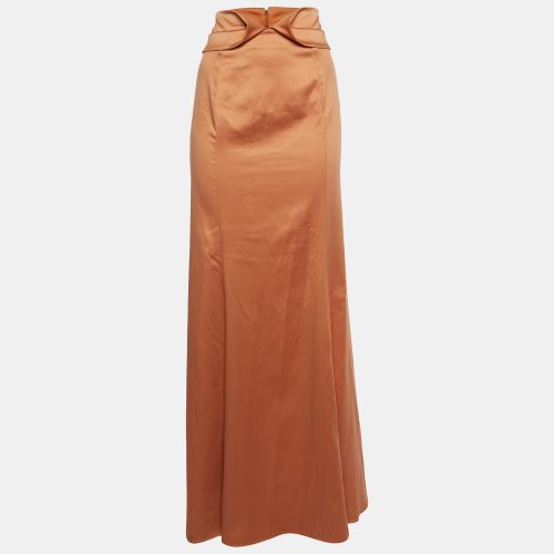 Satin Fit & Flare Maxi Skirt L - Just Cavalli - Modalova