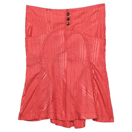 Textured Cotton Mini Skirt S - Just Cavalli - Modalova