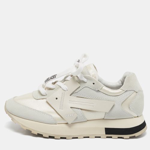 Off- Fabric and Suede HG Runner Sneakers Size 37 - Off-White - Modalova