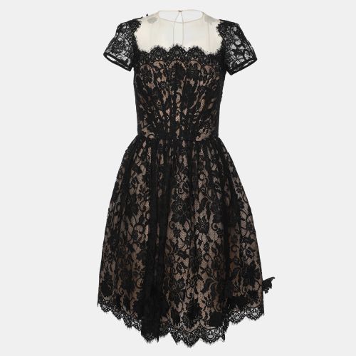 Lace Mini Dress S - Oscar de la Renta - Modalova